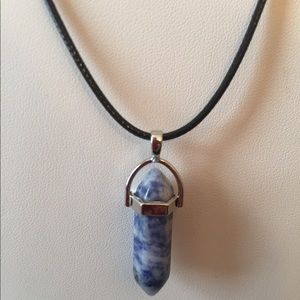 Sodalite Bullet Necklace